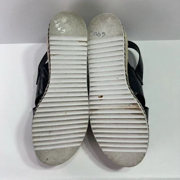 Vince Camuto Marietten Embossed Espadrille Platform Sandals - black croc, 8.5 - Picture 4 of 12